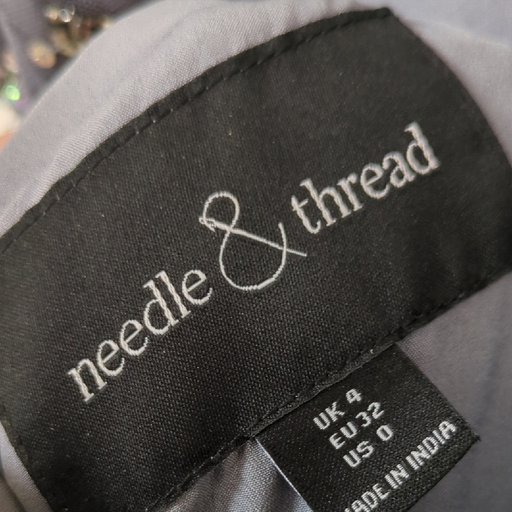 Needle & Thread Blue Embellished Maxi Dress - Picture 8 of 8